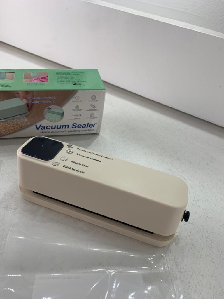 Mini scelleuse sous vide et Extracteur d’air portable 60 ka avec 3 niveaux de température