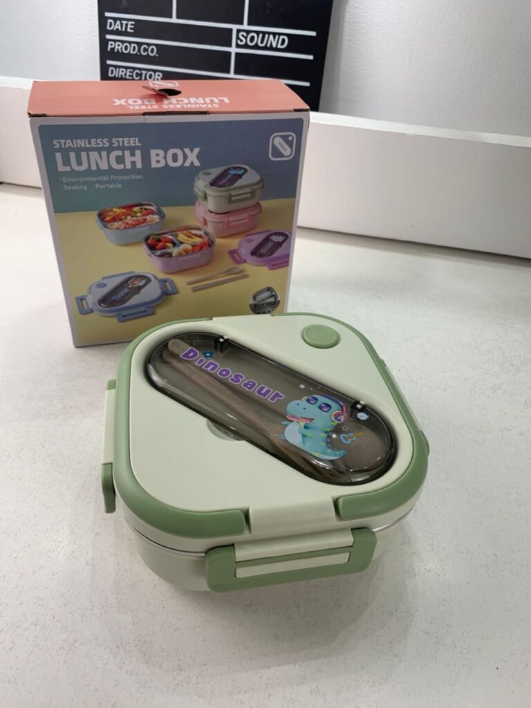 Boîte à lunch en acier inoxydable 1000 ml avec 3 compartiments