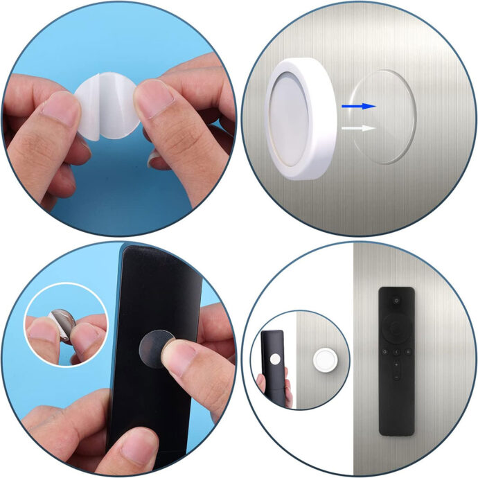 ⁦Support mural magnétique pour télécommande et Accessoires 6Pcs⁩ - الصورة ⁦8⁩