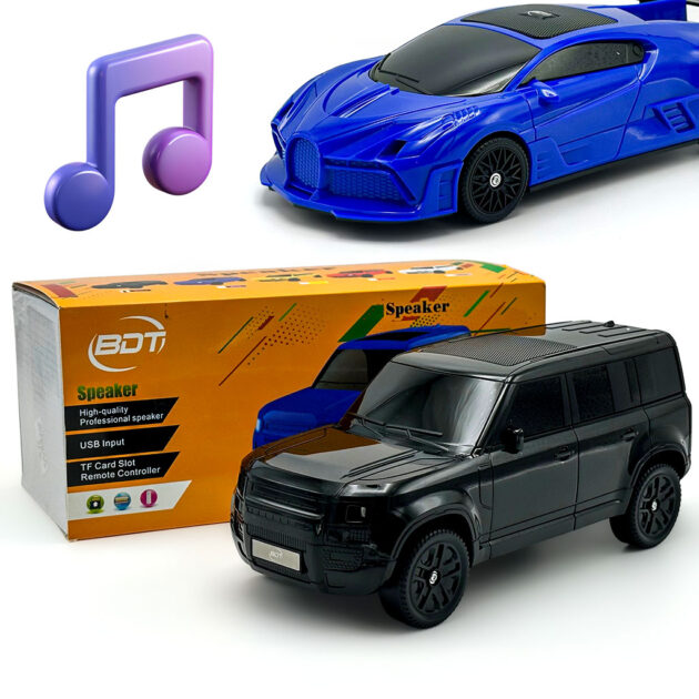 Voiture miniature Bluetooth avec Haut-Parleur Modèles Voitures Réalistes USB