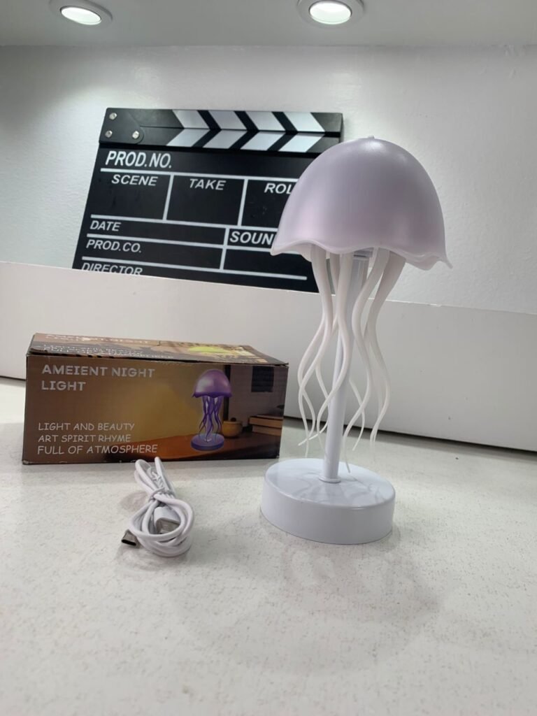 Veilleuse Lampes Méduse rechargeable avec capteur tactile – ambiance marine