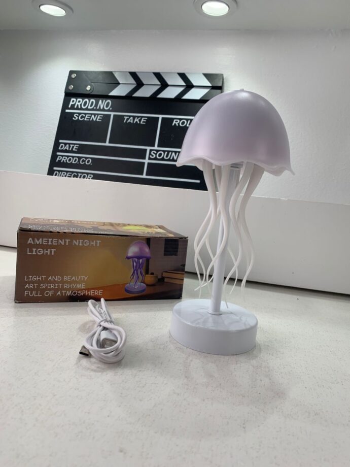 ⁦Veilleuse Lampes Méduse – ambiance marine⁩ - الصورة ⁦7⁩
