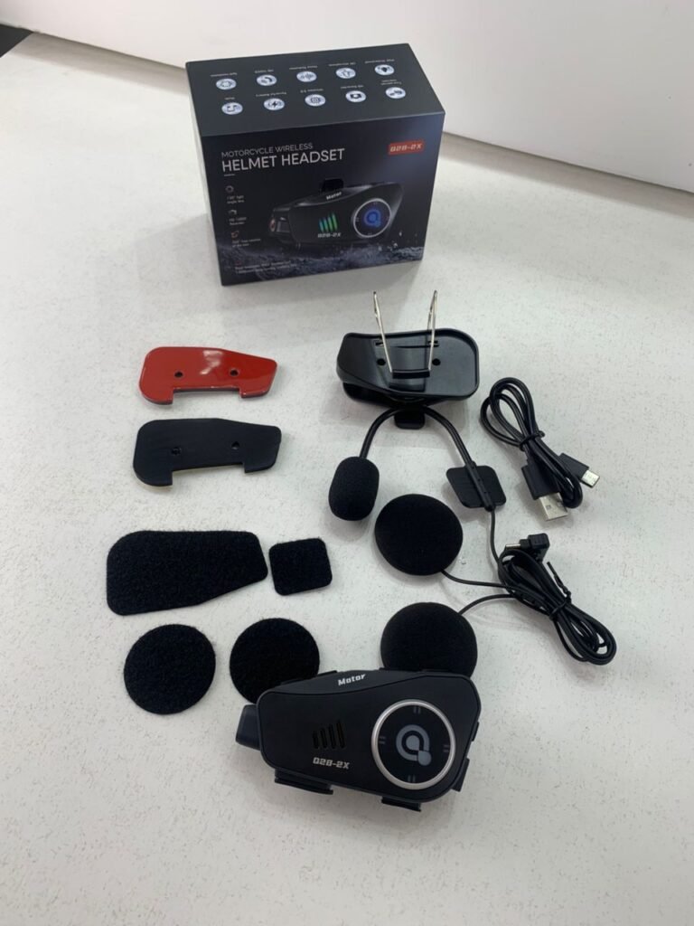 Casque Bluetooth avec caméra HD pour Casque Moto avec Camera Full HD App Control