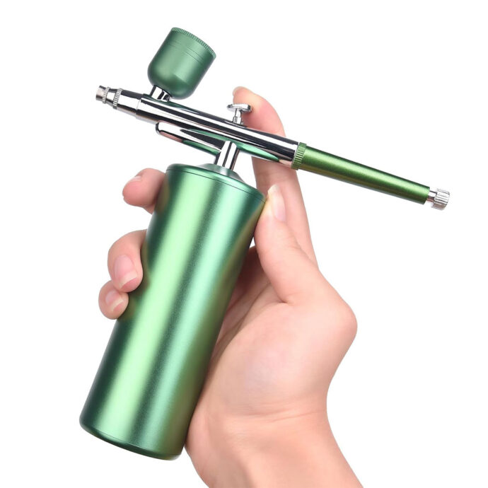 ⁦Kit aérographe avec compresseur intégré rechargeable pour nail arts⁩ - الصورة ⁦5⁩