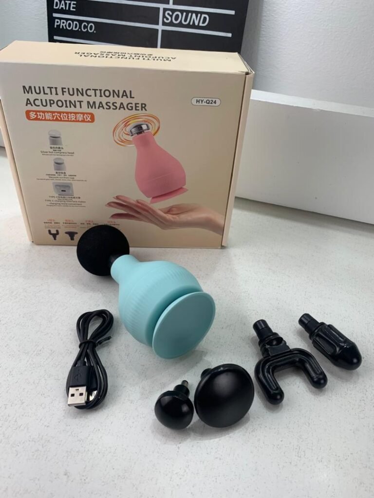 Mini pistolet de massage puissant avec 5 Têtes Interchangeables