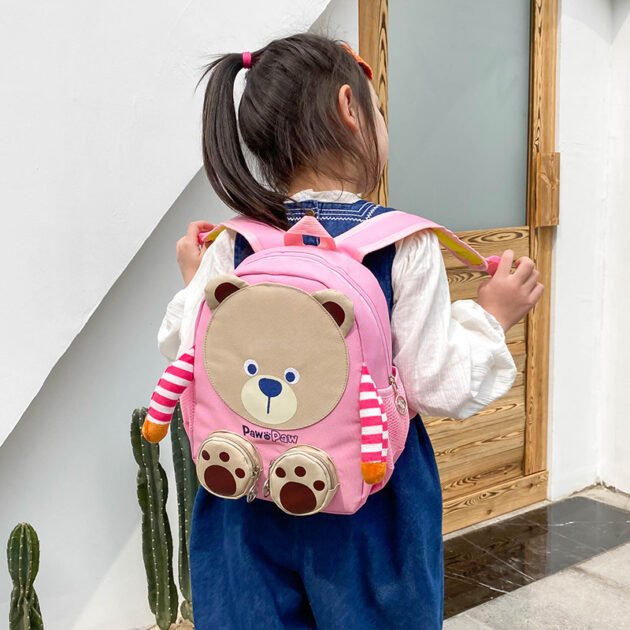 Sac à dos  PAW PAW Mignon pour Enfants ROSE