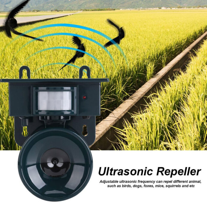 ⁦Répulsif solaire sonique pour animaux et oiseaux avec détecteur de mouvement⁩ - الصورة ⁦3⁩
