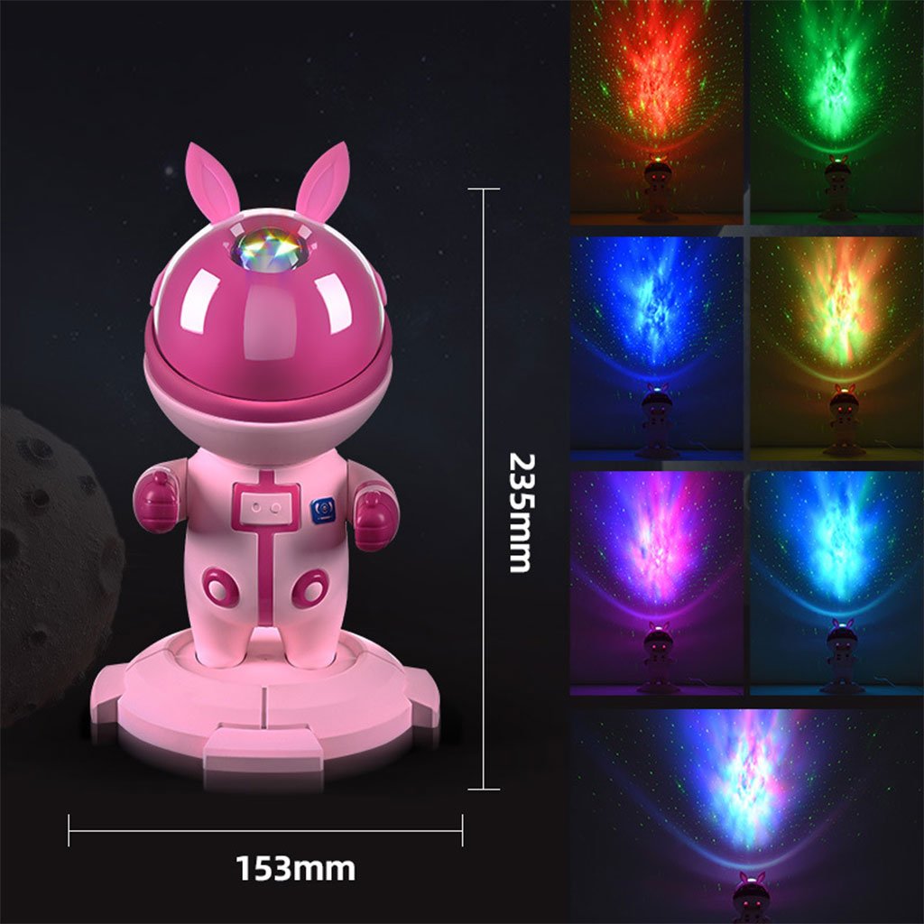 Projecteur Galaxie Lumière – Design Astronaute pour Enfants et Adultes - الصورة 2