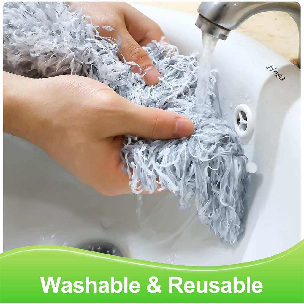 Plumeau Télescopique Polyvalent télescopique Lavable en Microfibre - الصورة 3