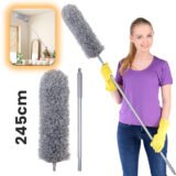 Plumeau Télescopique Polyvalent télescopique Lavable en Microfibre
