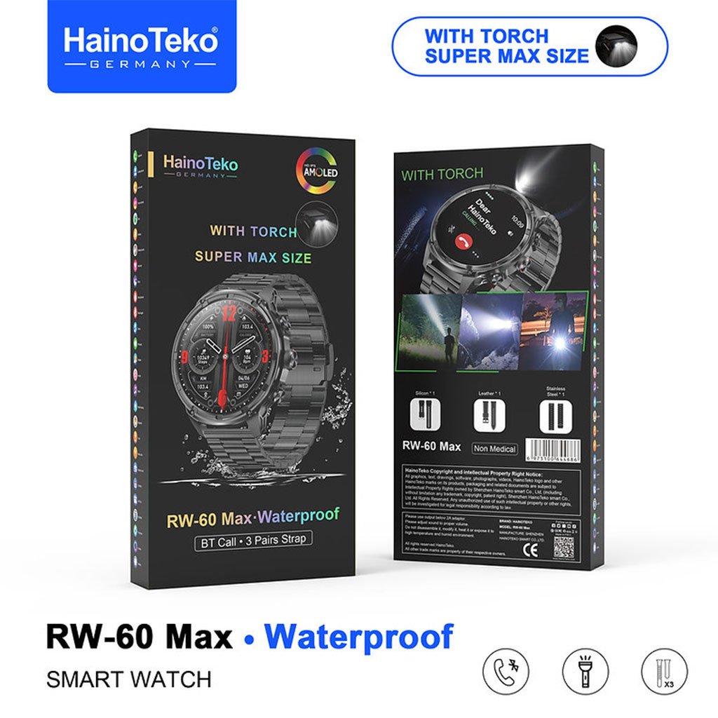 Montre Haino Teko RW-60 Max 3 bracelets inclus - الصورة 5
