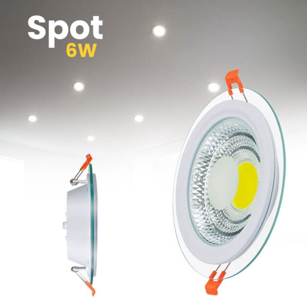 Spot de Plafond LED Encastré Directionnel 6W 03 Positions