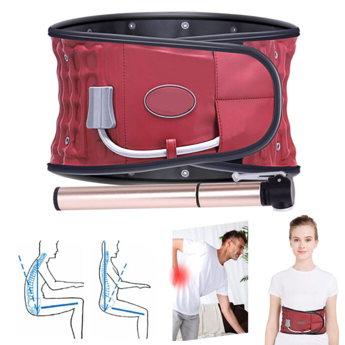 Ceinture de décompression Gonflable avec 28 colonnes d’air et pompe