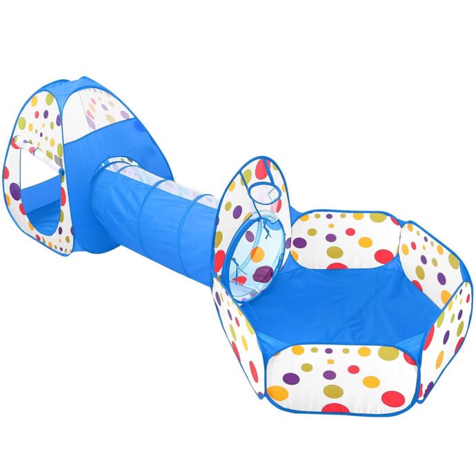 ⁦Ensemble de Jeu pour Enfants 3 en 1 – Tente Spatiale + Tunnel + Piscine à Balles pour Aventures Infinies⁩ - الصورة ⁦5⁩
