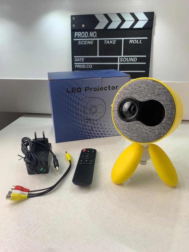 Projecteur HD 1080p compatible avec smartphones haut-parleurs