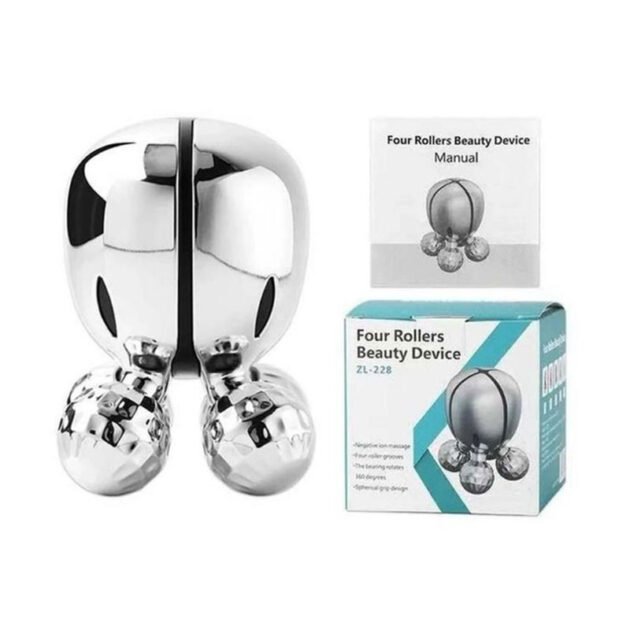 Appareil massant à rouleaux pour visage et corps