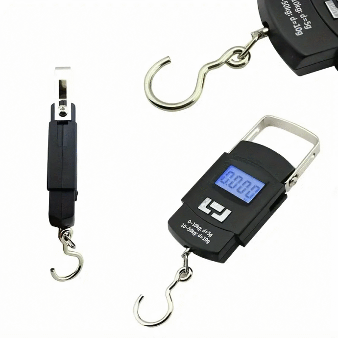 ⁦Balance à bagages numérique portable avec écran LCD 50KG/10G WH-A08⁩ - الصورة ⁦8⁩