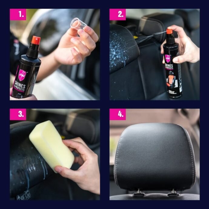 ⁦FLAMINGO Brillance et Protection Intérieure pour Voitures 295 ml – Éclat et Protection Durables⁩ - الصورة ⁦4⁩