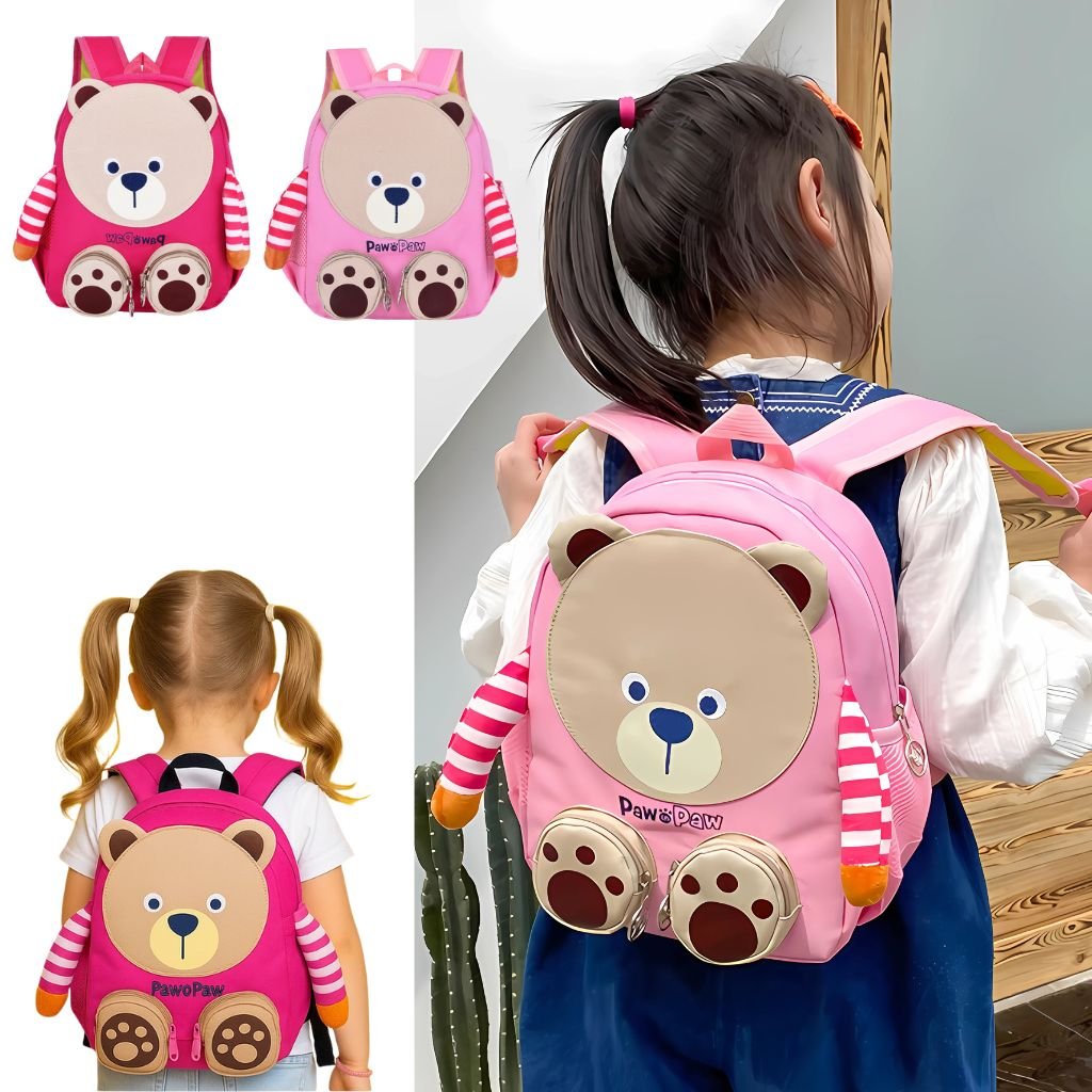 Sac à dos  PAW PAW Mignon pour Enfants ROSE