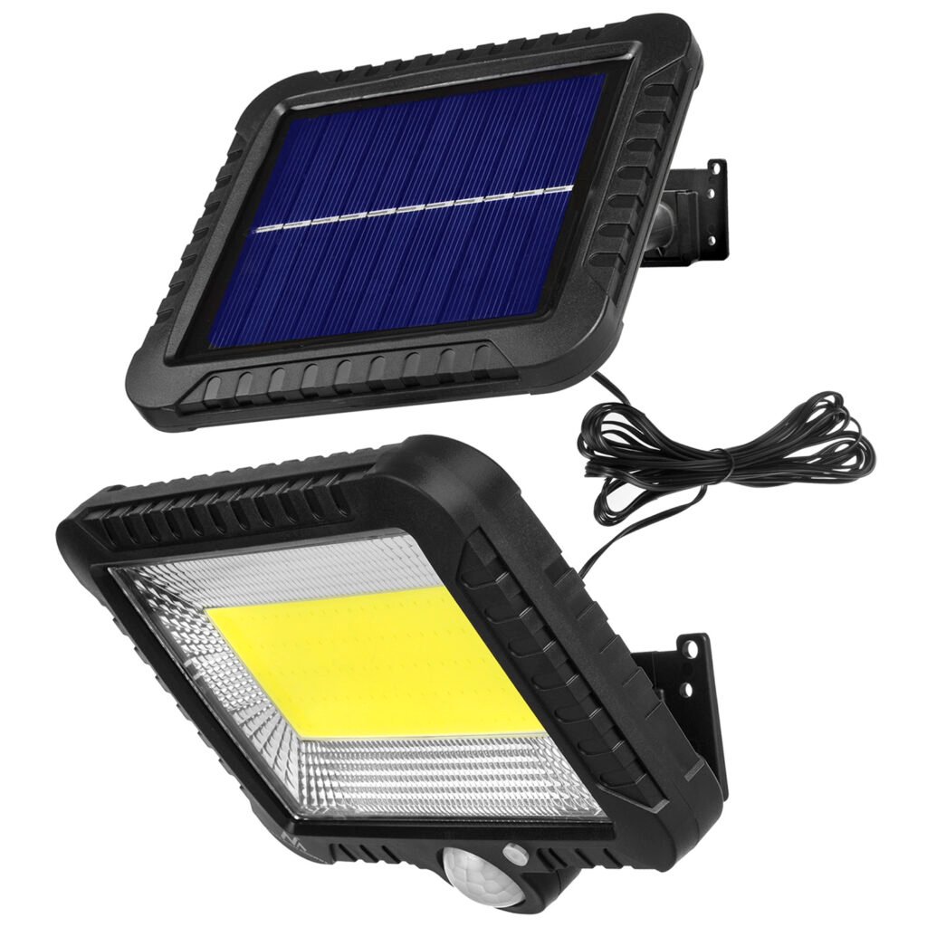Lampe projecteur solaire LED 5W avec détecteur de mouvement IP44