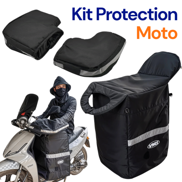 Kit de Protection Coupe-Vent 3PCS pour Vespa – Affrontez l’hiver avec confort et style