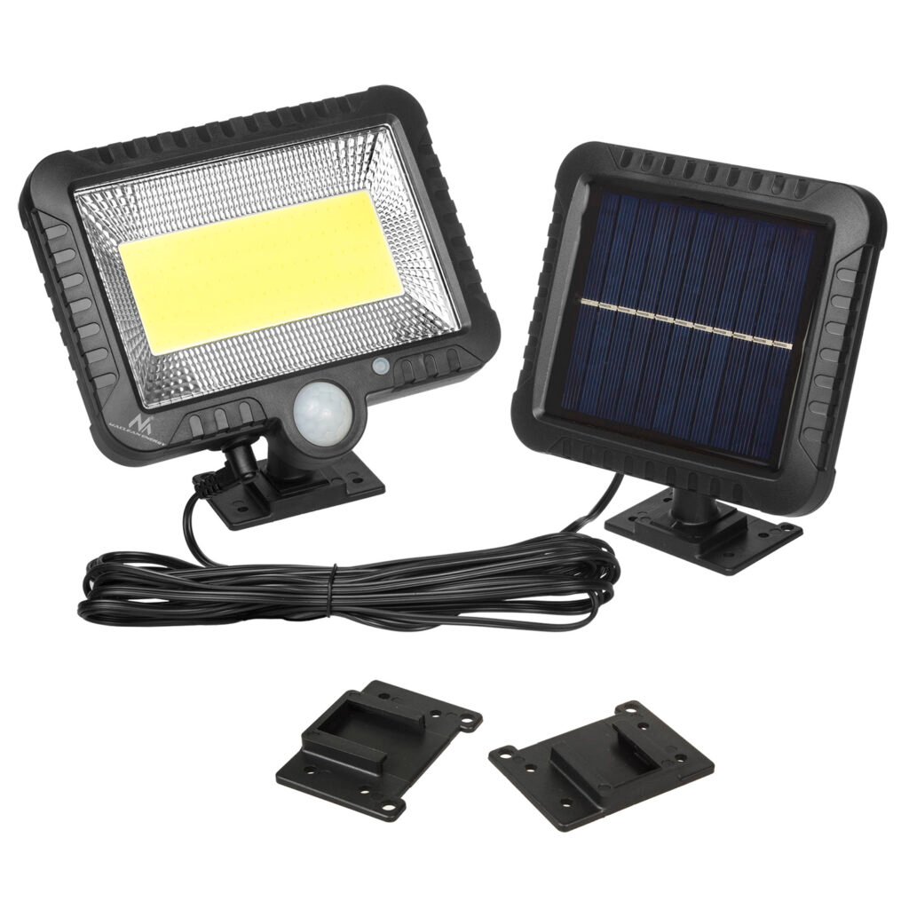 Lampe projecteur solaire LED 5W avec détecteur de mouvement IP44