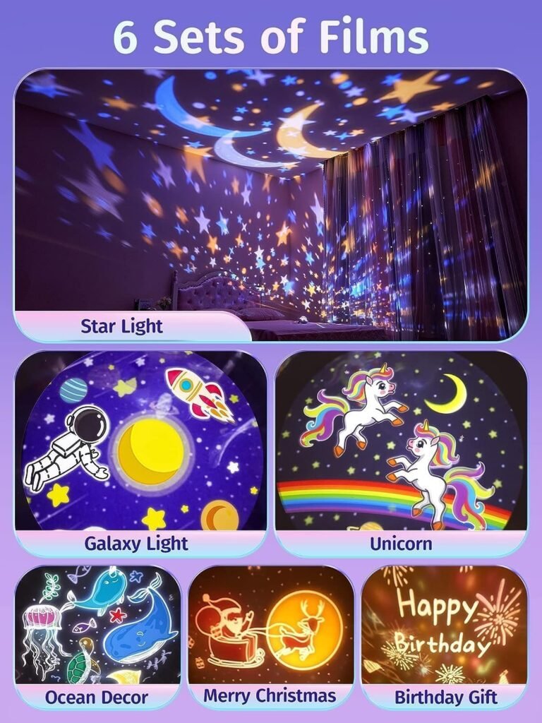 Projecteur Ciel Étoilé Lapins 360° – Magie et Douceur pour Enfants