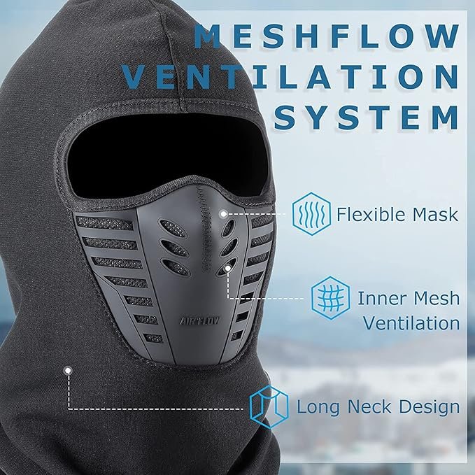Pack Cagoule d’Hiver Excefore avec Gants Thermiques pour Écran Tactile - الصورة 6