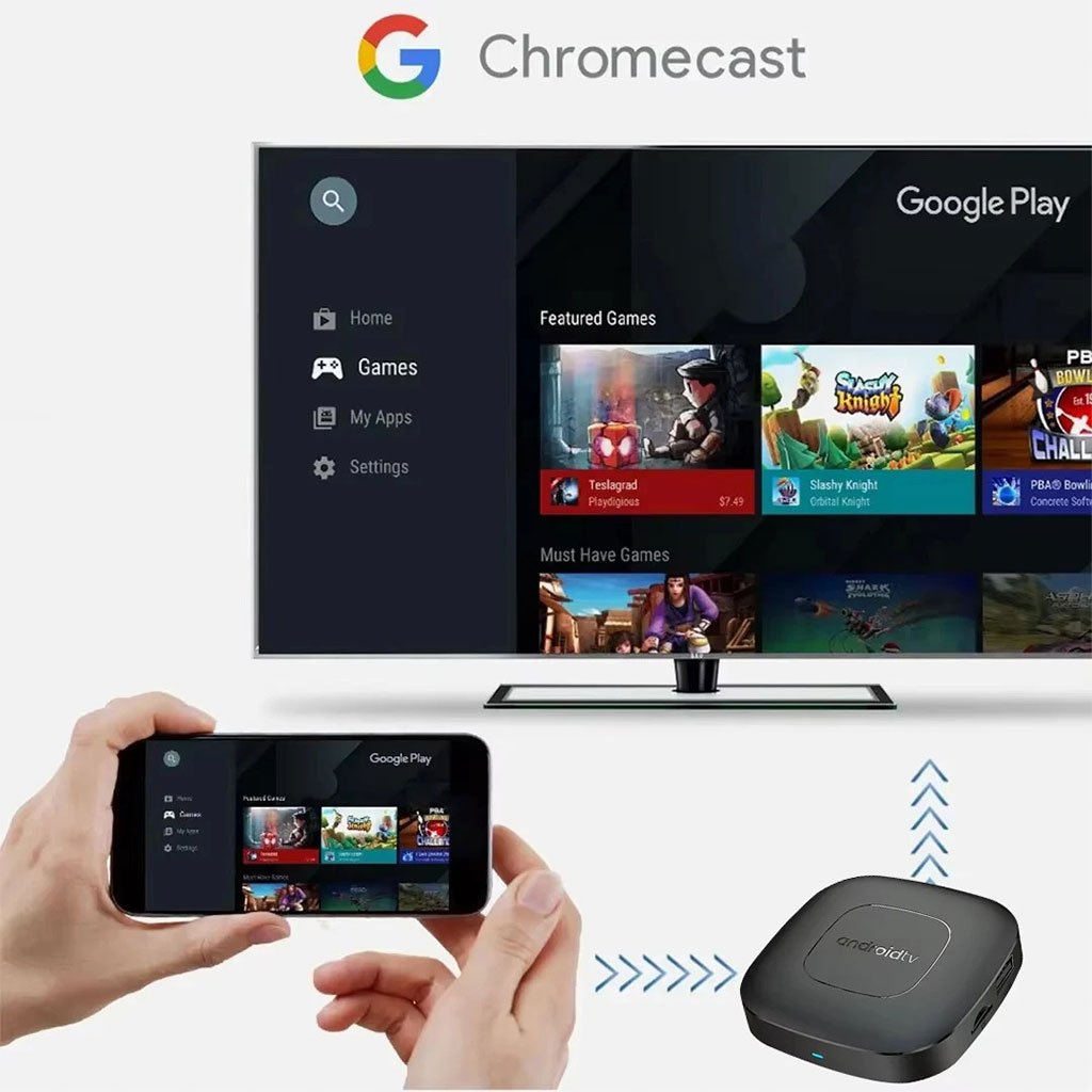 Android TV Box Connectée avec Télécommande Vocale 2+16GB - الصورة 7