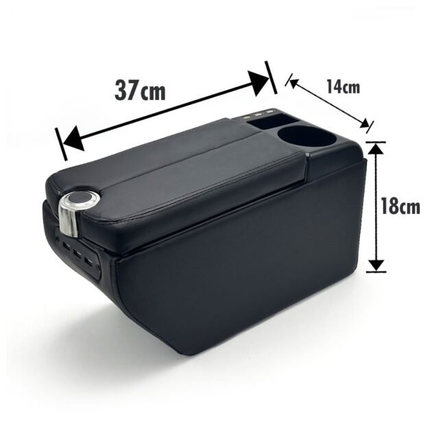 Organisateur de Console Centrale Voiture Porte-Gobelet USB