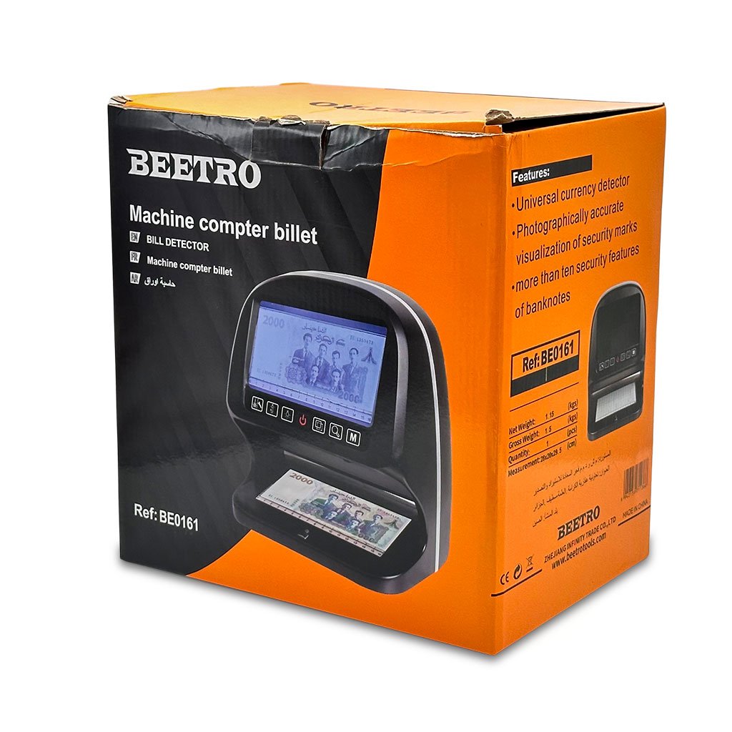 Détecteur Universel de Faux Billets BEETRO BE0161 – Sécurité et Précision - الصورة 7