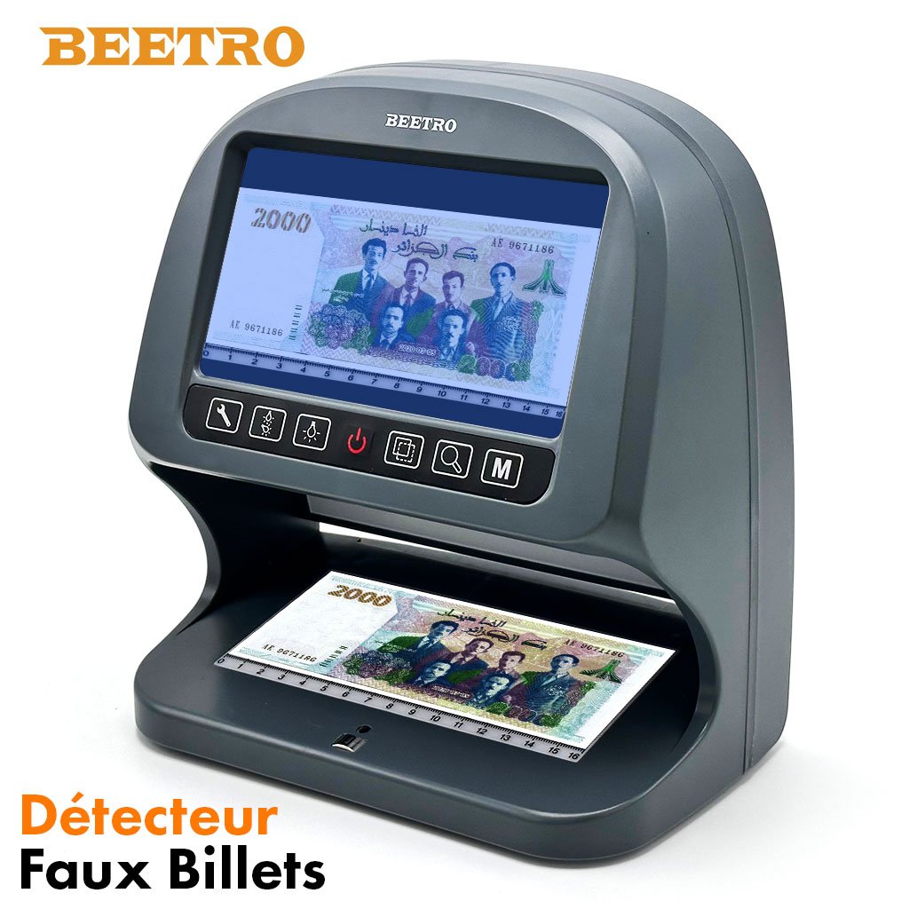 Détecteur Universel de Faux Billets BEETRO BE0161 – Sécurité et Précision