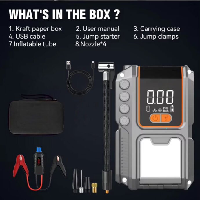 ⁦Booster Batterie Beetro BE170 4-en-1 – L'Ultime Sécurité Routière⁩ - الصورة ⁦3⁩