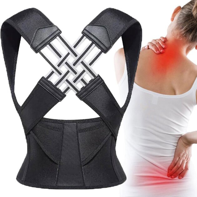 Ceinture Correcteur de Posture réglable pour le dos unisexe