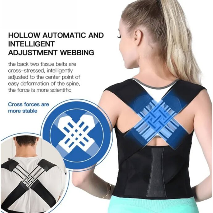 ⁦Ceinture Correcteur de Posture réglable pour le dos unisexe⁩ - الصورة ⁦3⁩