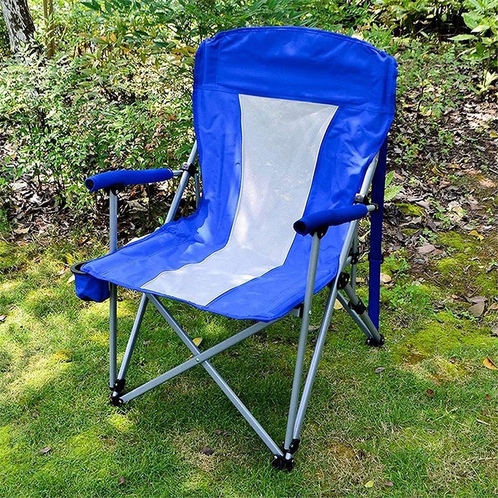 Chaise de Camping Pliable Légère et Durable avec Porte-Gobelet