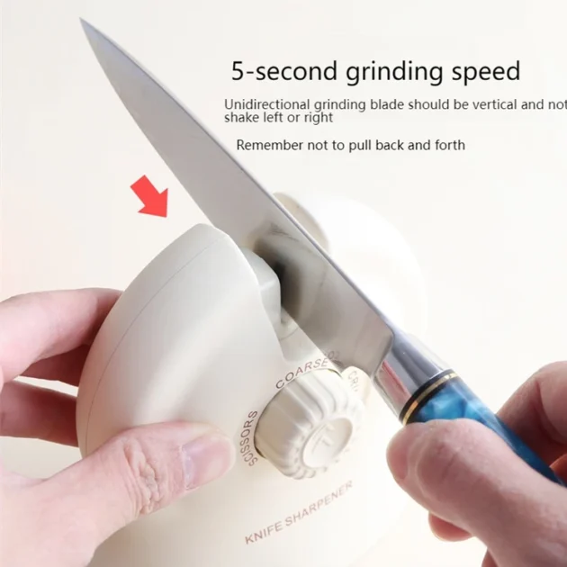 Aiguiseur de Couteaux et Ciseaux 3-en-1