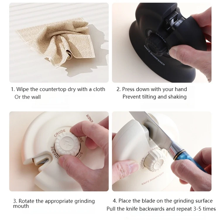 Aiguiseur de Couteaux et Ciseaux 3-en-1 - الصورة 4