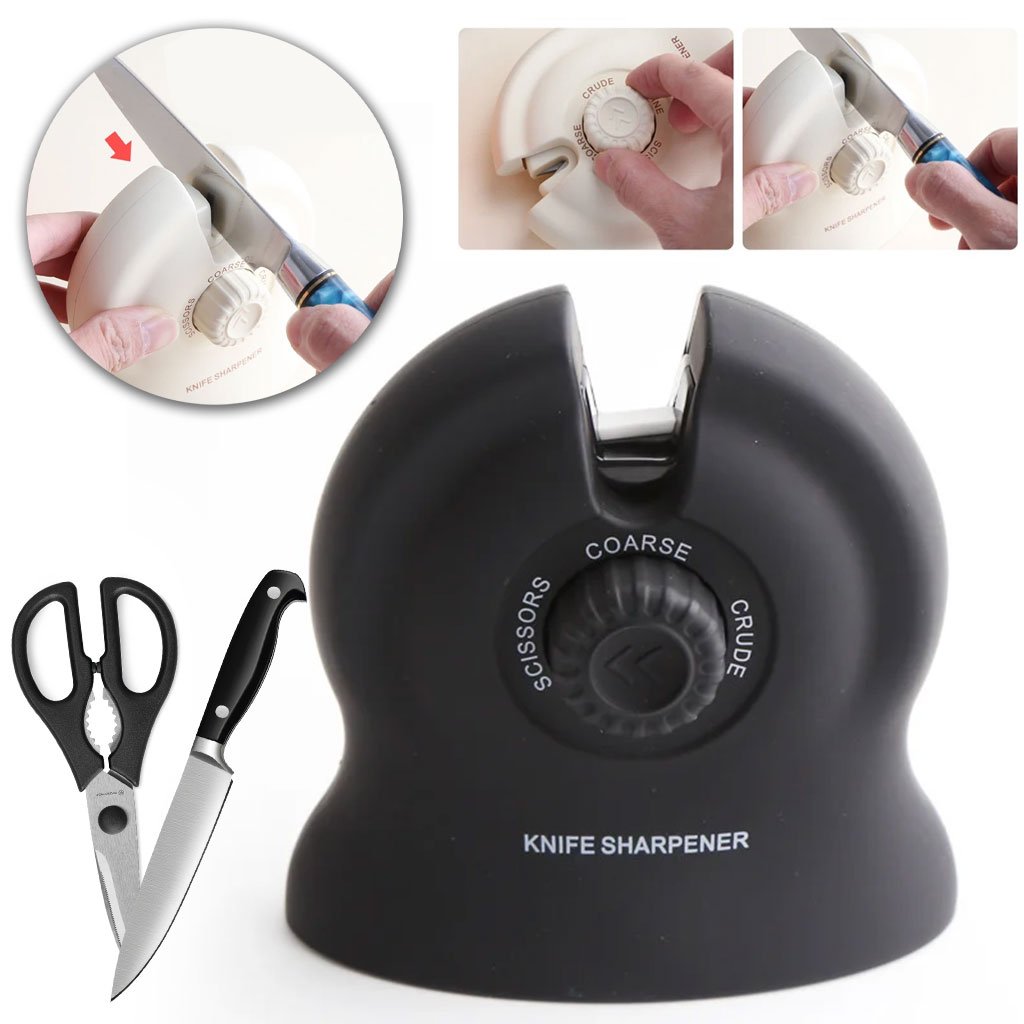 Aiguiseur de Couteaux et Ciseaux 3-en-1