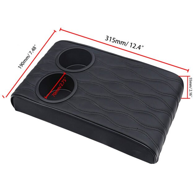 Accoudoir de Voiture avec porte-gobelet intégré (8,9 cm)