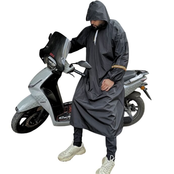 ⁦Pack Moto Hiver – Manteau Imperméable + Gants Tactiques + Cagoule Offerte⁩ - الصورة ⁦3⁩