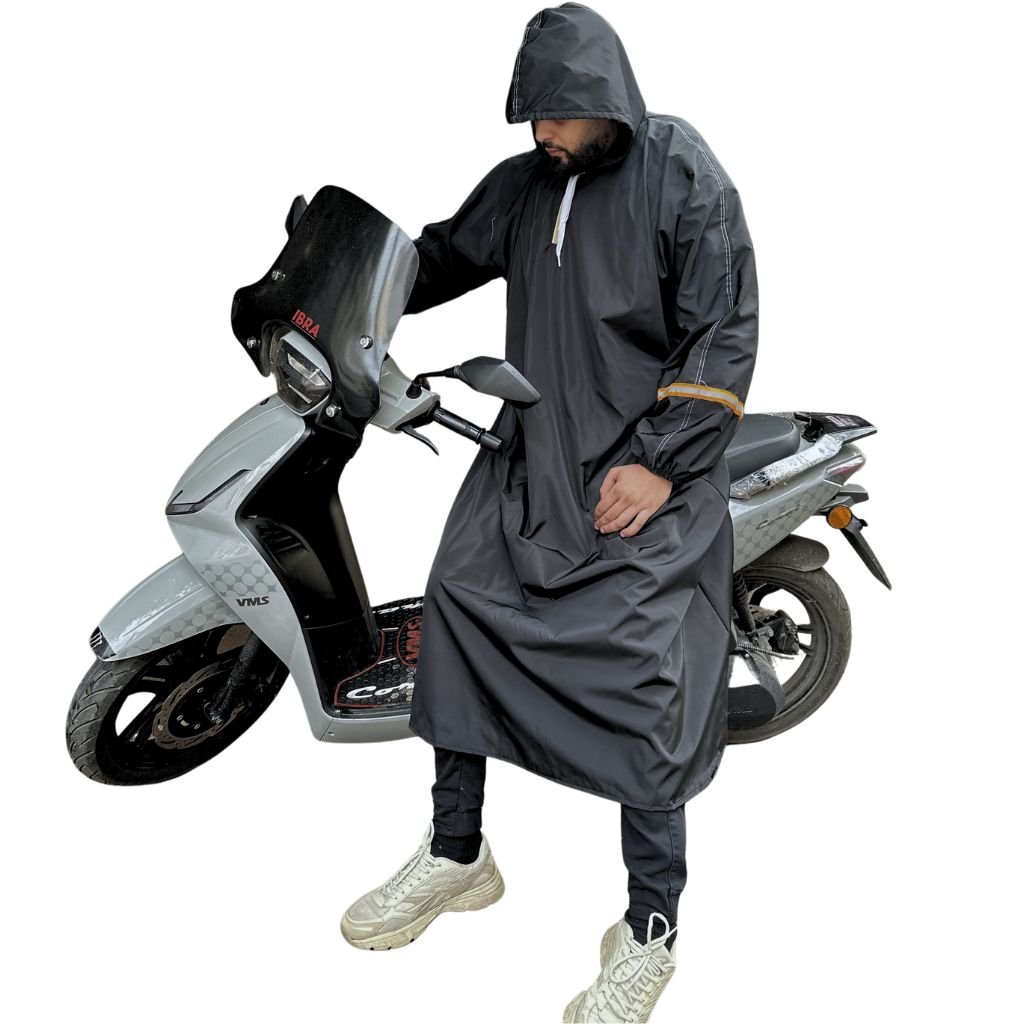 Pack Moto Hiver – Manteau Imperméable + Gants Tactiques + Cagoule Offerte - الصورة 3