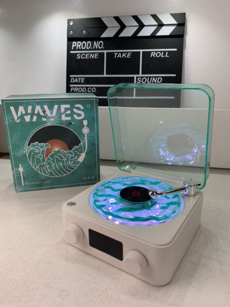 Lampe Vinyle Relaxante 3 Modes Sans Fil Bluetooth