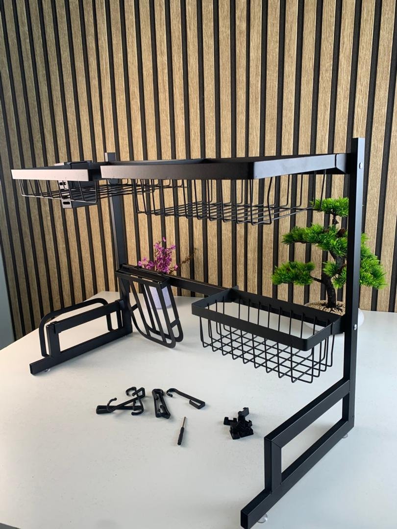 Égouttoir à Vaisselle en Acier organisation et Élégance au-dessus de l’Évier - الصورة 8