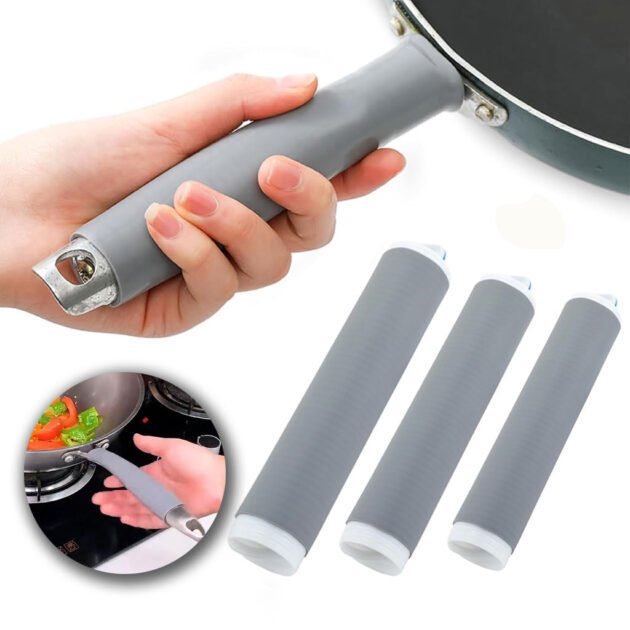 Couvercles de Poignées de Casserole en Silicone