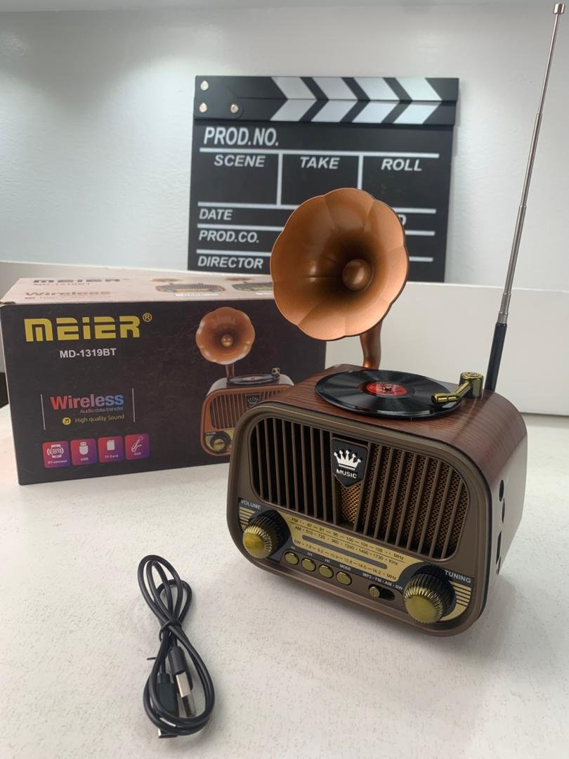 Radio Rétro MD-1319BT sans fil Bluetooth FM - الصورة 8