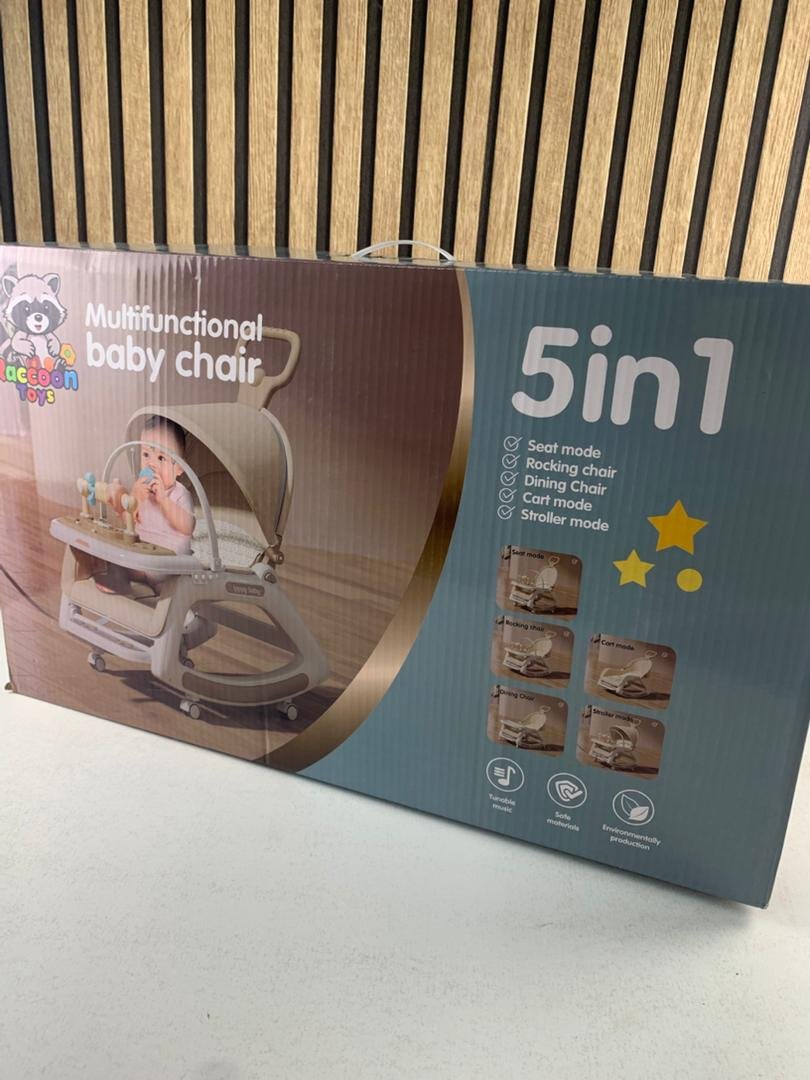 Chaise Multifonction 5 en 1 pour enfants avec poignée parentale inclinaison multi-positions - الصورة 8