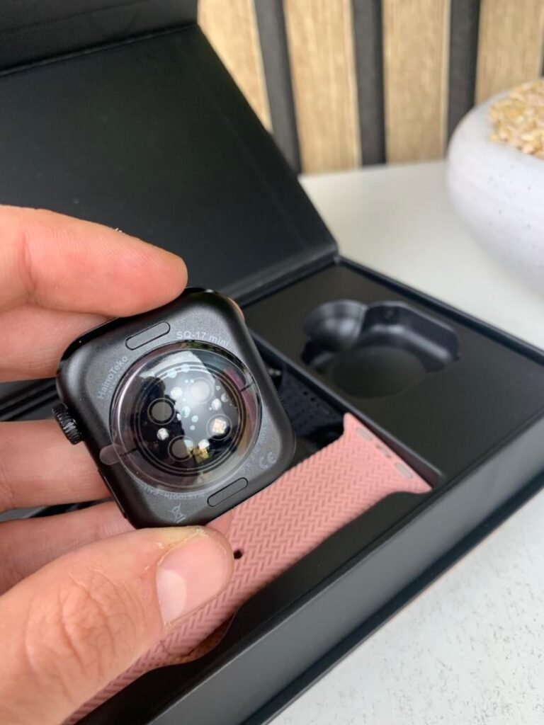 HainoTeko SQ-17 Mini Smart Watch AMOLED avec 3 Bracelets