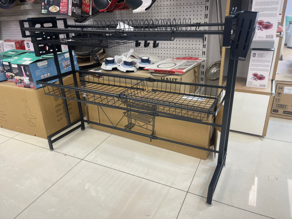 Egouttoir Vaisselle Extensible Deux Niveaux – Organisation et Gain de Place
