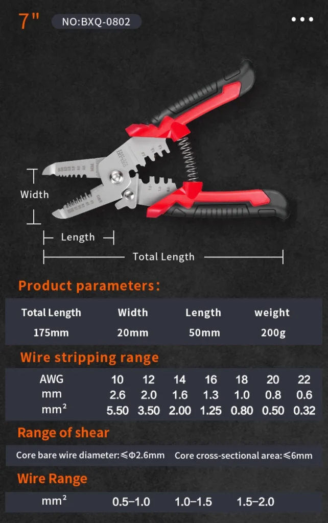 Coffret de sertissage 3en1 avec cosses 22-10 AWG – L’outil complet de l’électricien moderne